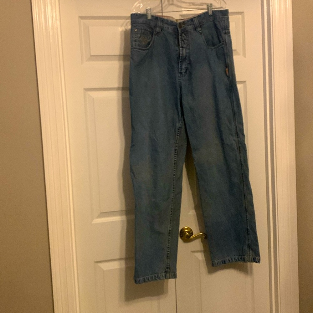 Men’s vintage blue jeans